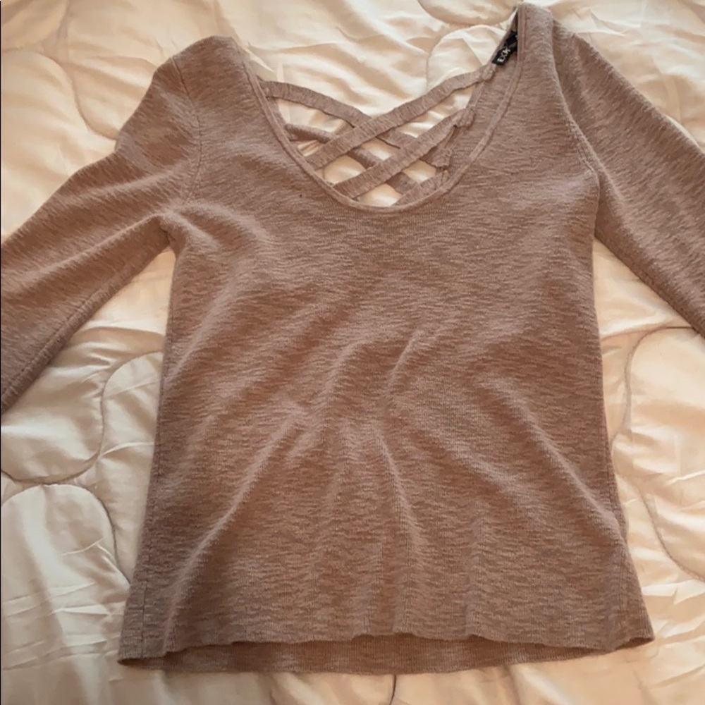 Mauve colored sweater